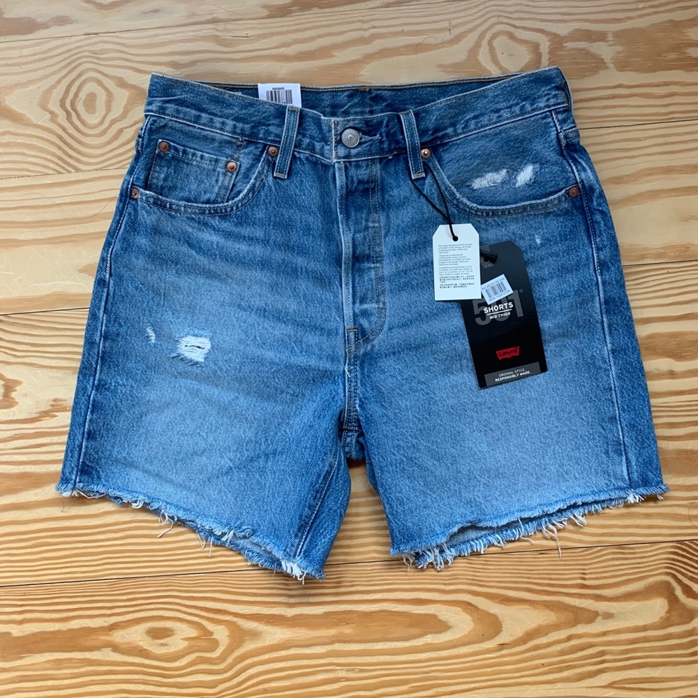 Levis 501® High Waist Denim Shorts